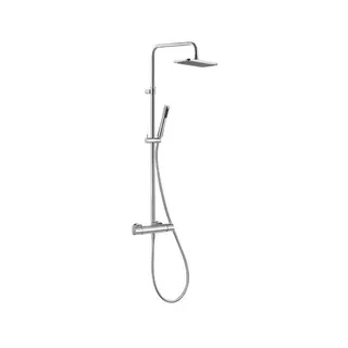 KLUDI A-QA Thermostat Dual Shower System chrom