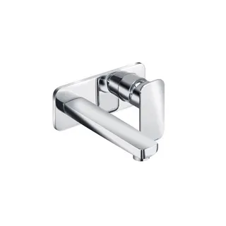 KLUDI E2 Waschtisch-2-Loch-Wandarmatur Ausladung 180 mm chrom