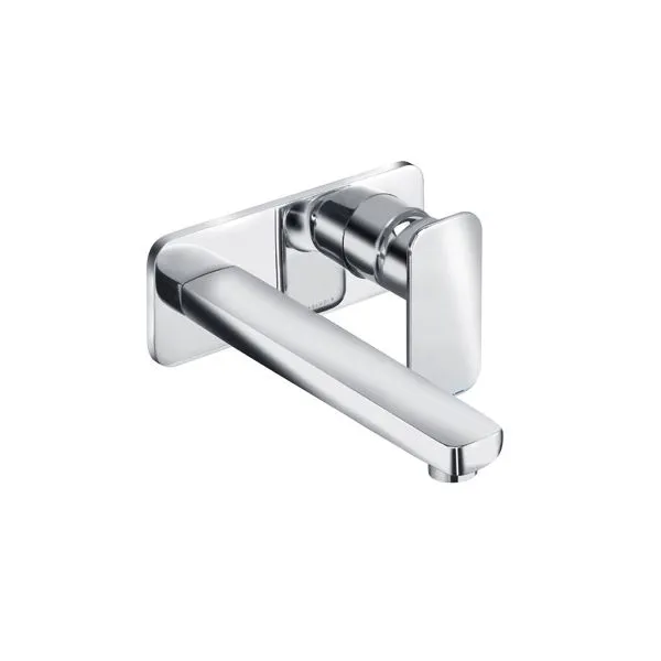 Kludi E2 Unterputz-Waschtisch-Zweiloch-Wand-Einhandmischer chrom