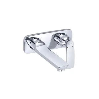 KLUDI BALANCE 2-Loch-Waschtisch-Wand-EHM Ausladung 180 mm chrom