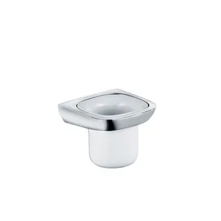KLUDI AMBA Glashalter mit Porzellanbecher chrom