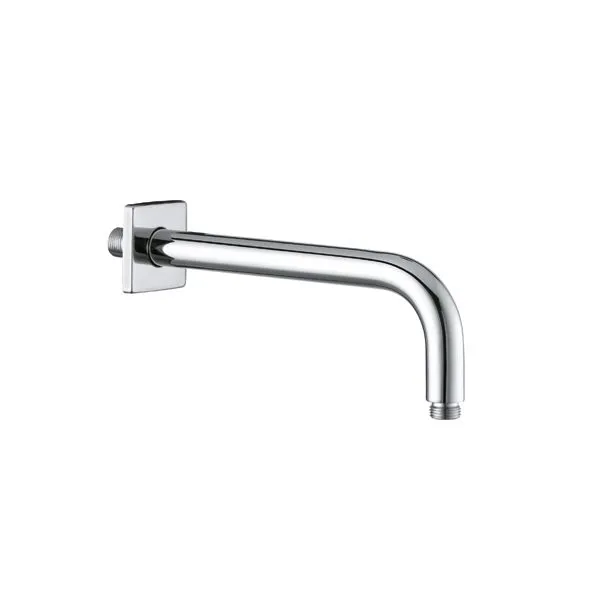 KLUDI A-QA Wand-Brausearm 250 mm eckige Wandrosette chrom