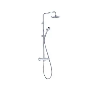 KLUDI LOGO Thermostat Dual Shower System, Kopfbrause 200mm chrom