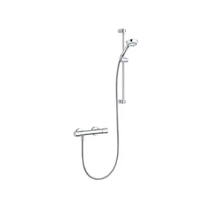 KLUDI LOGO Shower-Duo Wandstange 600 mm mit Brausethermostat