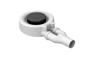 BE ZUB Duschfläche Duschwanne Ab- und Überlauf BetteScope quartz