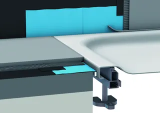 BE ZUB Duschwanne Duschfläche Dichtsystem für DW und Duschflächen