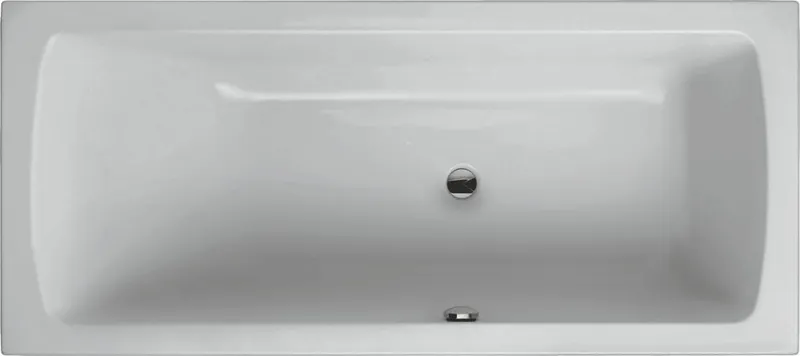 CT 180 weiß Überlauf rechts Badewanne 1800x800x480