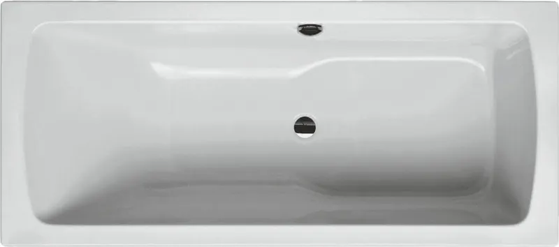 CT 170 D weiß Überlauf links Badewanne 1700x750x480