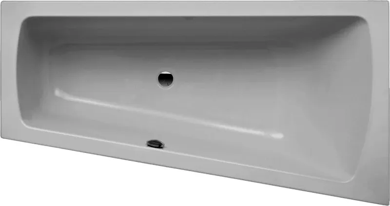 CT 170 U Links weiß Trapezwanne 1700x900/600x480