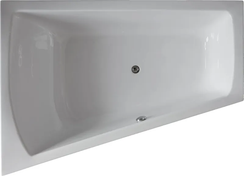 CT 180/130 U rechts weiß Trapezwanne 1800x1300/750x450