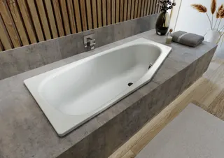 Kaldewei Badewanne MINI STAR RECHTS Mod.831,1570x750 mm,alpinweiß,Perl-Effekt,Antislip – Bild 3