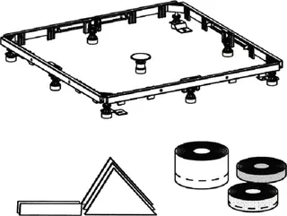 Duschwannen-Set Montagerahmen SF 3S+ Universal – Bild 3