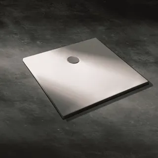 Koralle Duschwanne T400 100/100 Mineralguss quadratisch 1000x1000x15 weiß – Bild 2