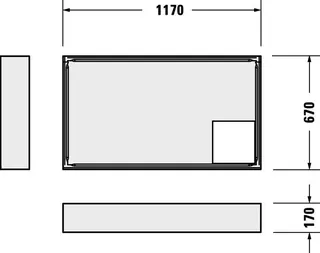 Duravit D-Code Duschwanne, Rechteckig, 1200x700x85 mm, Weiß, Sanitäracryl – Bild 5