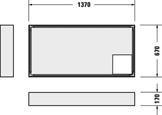 Duravit D-Code Duschwanne, Rechteckig, 1400x700x85 mm, Weiß, Sanitäracryl – Bild 5