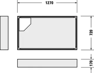 Duravit D-Code Duschwanne, Rechteckig, 1300x750x85 mm, Weiß, Sanitäracryl – Bild 5