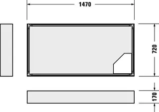 Duravit D-Code Duschwanne, Rechteckig, 1500x750x85 mm, Weiß, Sanitäracryl – Bild 5