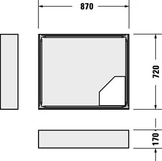 Duravit D-Code Duschwanne, Rechteckig, 900x750x85 mm, Weiß, Sanitäracryl, Antis – Bild 4