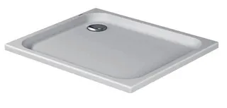 Duravit D-Code Duschwanne, Rechteckig, 1000x800x85 mm, Weiß, Sanitäracryl – Bild 2
