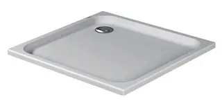 Duravit D-Code Duschwanne, Rechteckig, 1000x900x85 mm, Weiß, Sanitäracryl – Bild 2