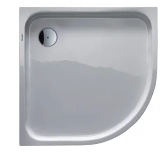 Duravit D-Code Duschwanne, Viertelkreis, 900x900x85 mm, Weiß, Sanitäracryl – Bild 2