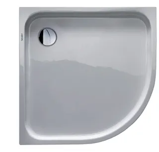 Duravit D-Code Duschwanne, Viertelkreis, 900x900x85 mm, Weiß, Sanitäracryl – Bild 3