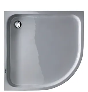 Duravit D-Code Duschwanne, Viertelkreis, 900x900x85 mm, Weiß, Sanitäracryl – Bild 4