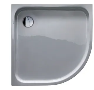 Duravit D-Code Duschwanne, Viertelkreis, 900x900x85 mm, Weiß, Sanitäracryl – Bild 5