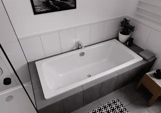 Badewanne CA DUO 170x75cm more4YOU, weiß