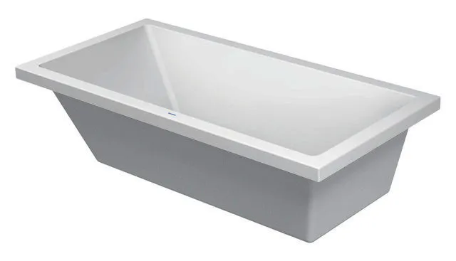 Duravit Starck Badewanne 1800x900 Einbau Rückenschr.1 Variabel, Weiß