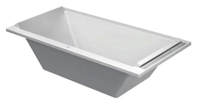 Duravit Starck Badewanne 1800x900 Einbau Mittelabl.,Rückenschr. 2 L/R, Weiß