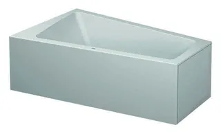 DU Paiova Badewanne Tpz 1700x1000 Einbau Angef.Acrylverkl.,Rückens.1 Links, Weiß
