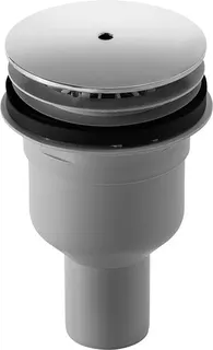DU Duschwannenablauf, Abgang senkrecht Ablaufdurchmesser 90mm, chrom