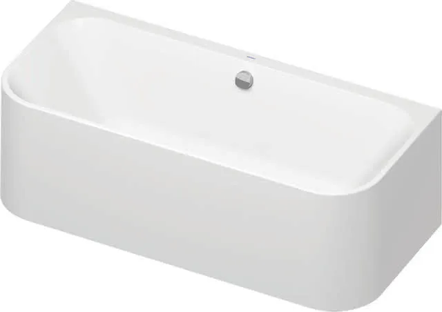 Duravit Happy D.2 Badewanne 1800x800 Vorwand Angef.Acrylver.,Rückens. 2 Pos.L/R,Weiß
