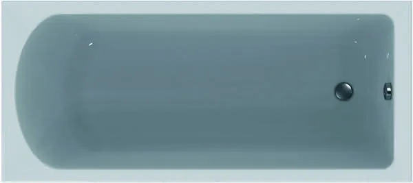 sanibel 1001-Acryl-Badewanne Körperform A14 1800x800x450mm weiß