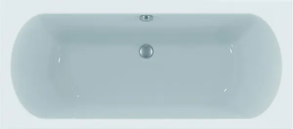 sanibel 1001-Acryl-Badewanne Duo A14 1700x750x450mm weiß