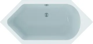 sanibel 1001-Acryl-Sechseckbadewanne A14 1900x900x450mm weiß