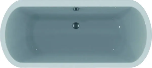 sanibel 1001-Acryl-Badewanne oval A14 1800x800x450mm weiß