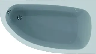 sanibel 1001-Acryl-Raumsparbadewanne A14 1600x900x450mm rechts weiß
