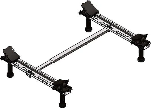 sanibel-Badewannenfuß WFS A15 für Stahl- wannen bis 1800x800mm Höhe 145-220mm