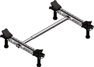 sanibel-Badewannenfuß WFS A15 für Stahl- wannen bis 1800x800mm Höhe 145-220mm