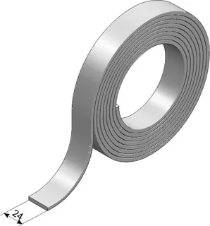 sanibel-Wannenschallschutzprofil MONO A15 24x4mm 3,30m lang – Bild 2