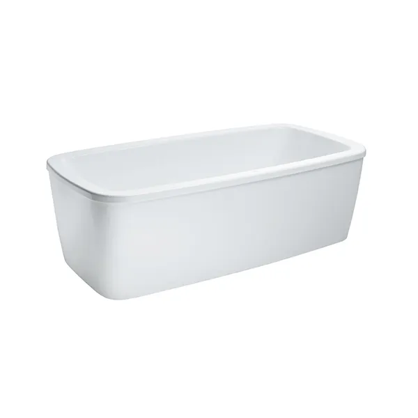 Laufen freistehende Badewanne PALOMBA 900x1800x610 Sanitäracryl weiß
