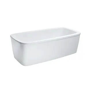 Laufen freistehende Badewanne PALOMBA 900x1800x610 Sanitäracryl weiß