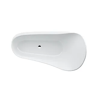 Laufen freistehende Badewanne PALOMBA 890x1800x900 Sentec (Mineralgusswerkstoff) weiß – Bild 2