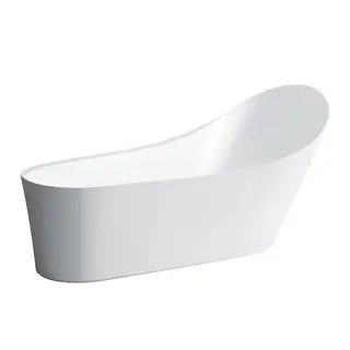 Laufen freist. Whirl-Badewanne PALOMBA 890x1800x900 Sentec (Mineralgusswerkstoff) weiß