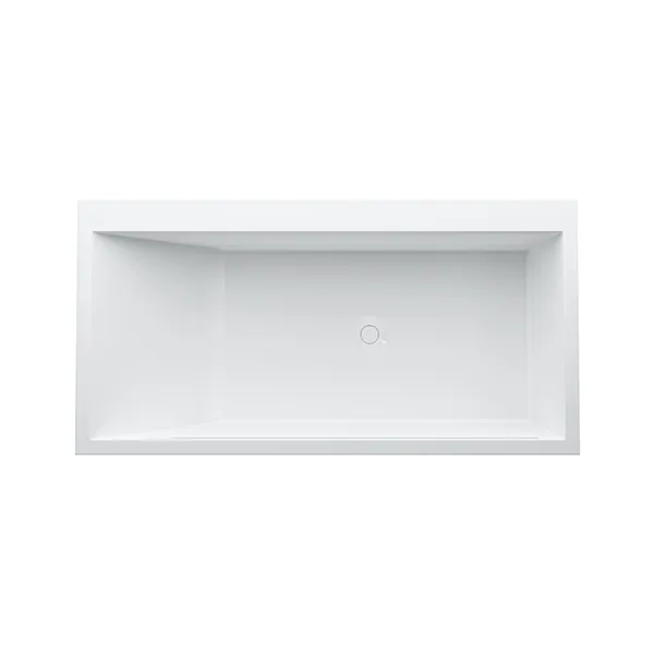 Einbau-Badewanne K-LAUFEN LED-Bel. f.Ecke rechts 860x1700x590 Sentec weiß