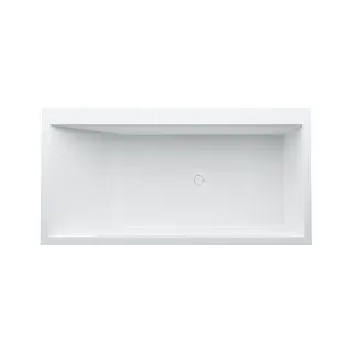 LF Einbau-BW K-LAUFEN LED-Bel. f.Ecke re 860x1700x590 Sentec weiß