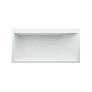 LF Einbau-BW K-LAUFEN LED-Bel. F.Ecke li 860x1700x590 Sentec weiß