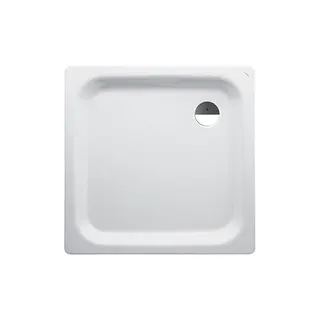 Laufen Duschwanne PLATINA 900x900x65 Stahl Abl. seitl. inkl.Schallschutz we